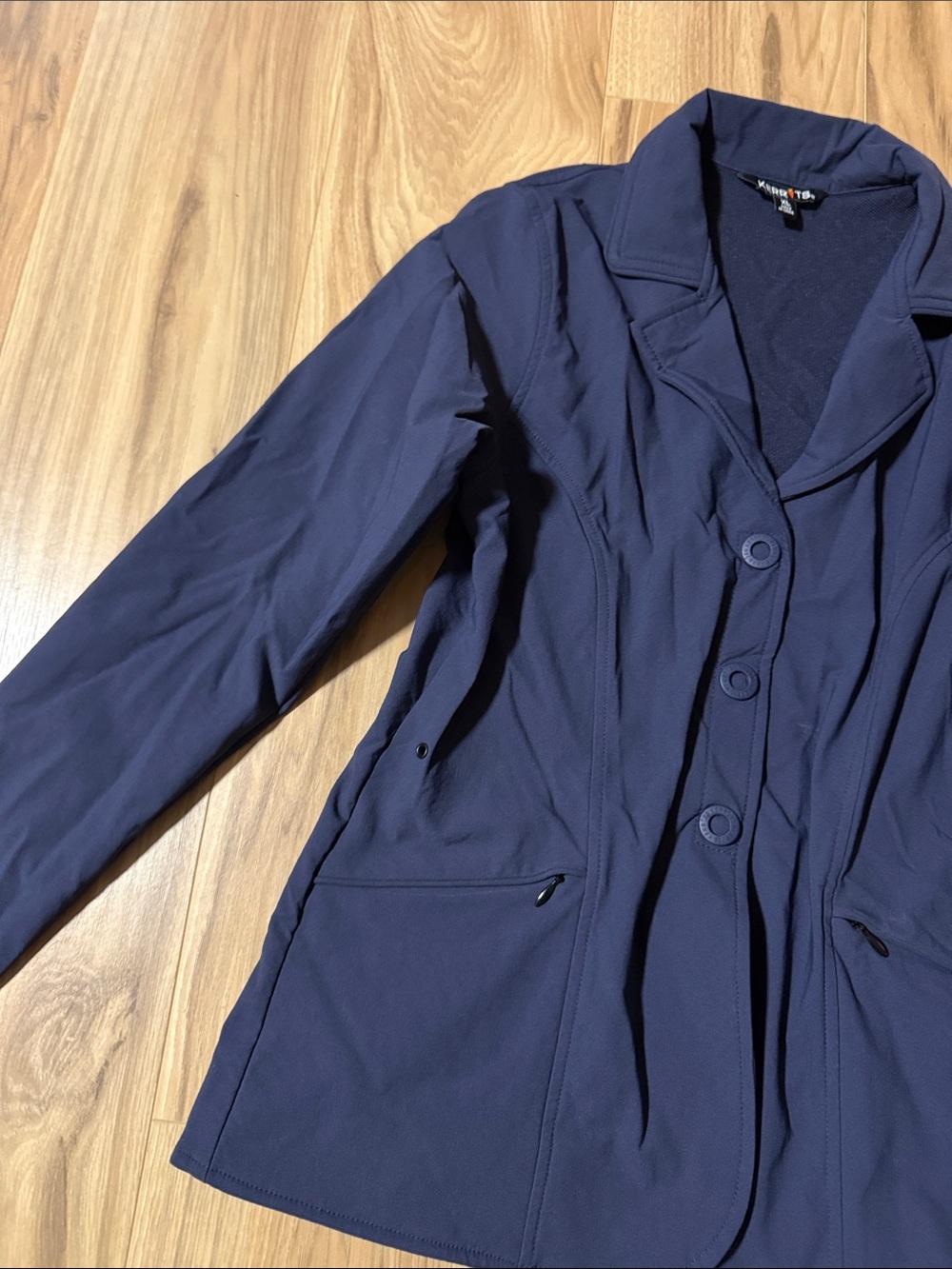 Kerrits Navy Three-Button Riding Blazer Jacket - Picture 4 of 9